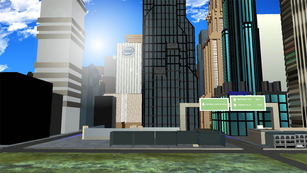 Screenshot of Architectural Walkthrough's 3D view